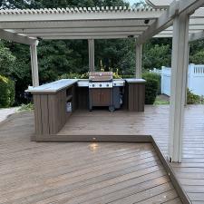 Trex Deck Installation with Bar in Northport, NY 4